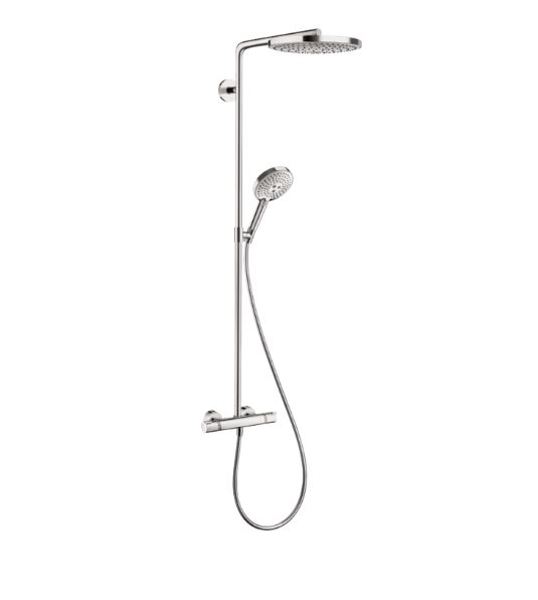 Hansgrohe 27129001 Shower Pipe Raindance Select S 240 2 Jet 2.5 GPM Polished Chrome