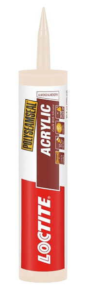 Loctite 1507598 Caulk 10 Oz Acrylic with Silicone Almond