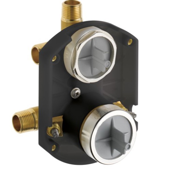 Delta Faucet R75000-WS Rough-In Shower Valve Multichoice Universal Integrated Shower with Diverter