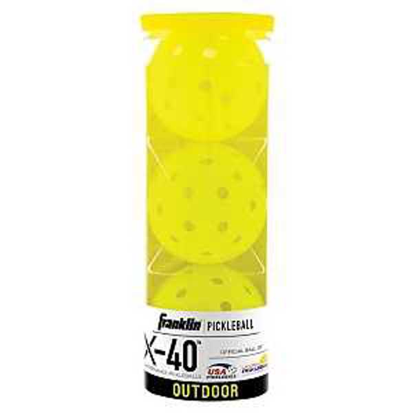 Franklin Sports Inc. 52821 Outdoor 3 Pack Optic Pickleballs