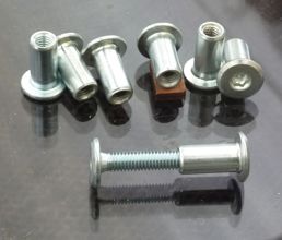 Mullion screws with nut