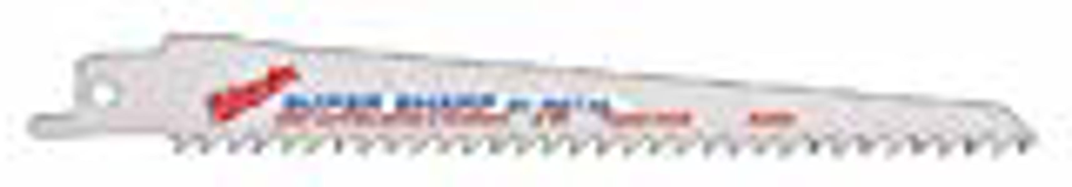 Milwaukee 48-00-5016 Bi Metal Saw Blade 9 In 6 TPI 3/4 In Width 0.05 In Thickness Clean Wood 5 Pack