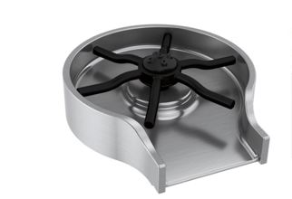 GR250-AR Glass Rinser Metal Artic Stainless