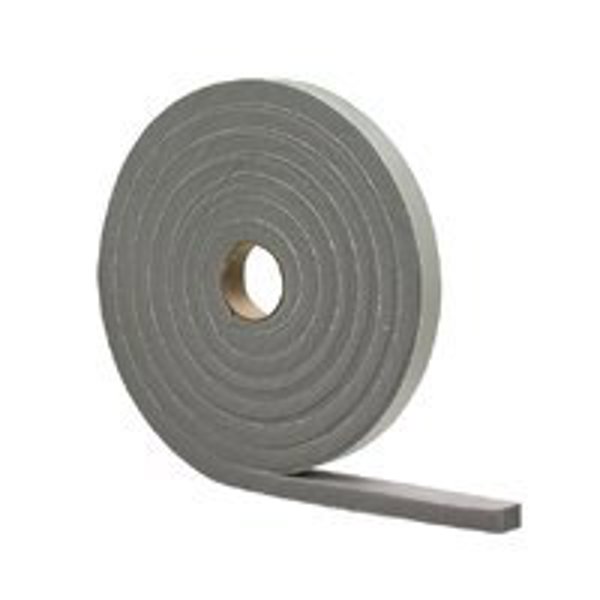 M-D Building Products 02295 Foam Tape 1/2 In x 3/8 In x 10 Ft PVC Gray
