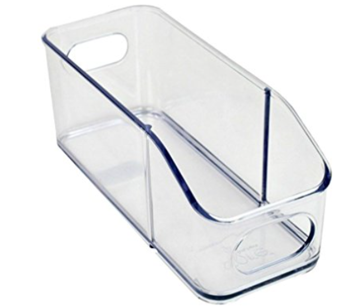 CORE HOME CH12288 Fridge Bin 4x10x4 In Clear Acrylic