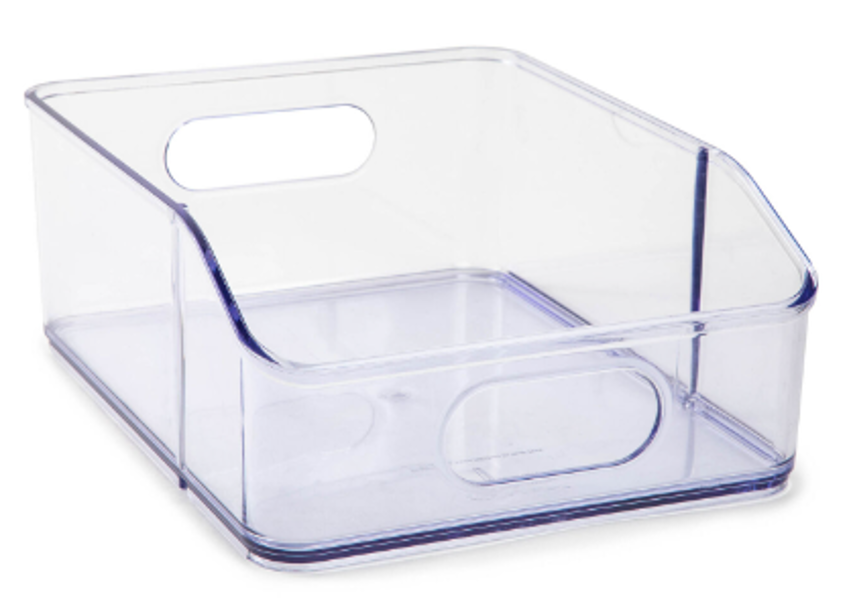 CORE HOME CH12280 Clear Fridge Bin 8x10x4 In Acrylic