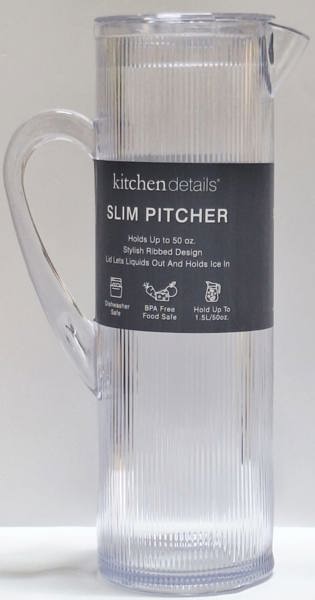 Kennedy International 15164 Pitcher Clear Acrylic Durable Lightweight
