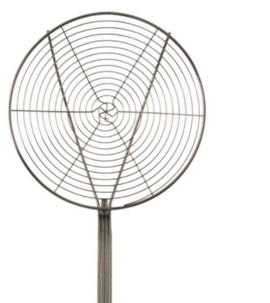 Browne Foodservice 1307 Round Skimmer Spiral Wire 7 In