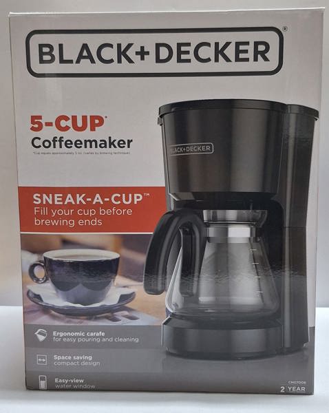 BLACK & DECKER CM0700B Coffee Maker 5 Cup