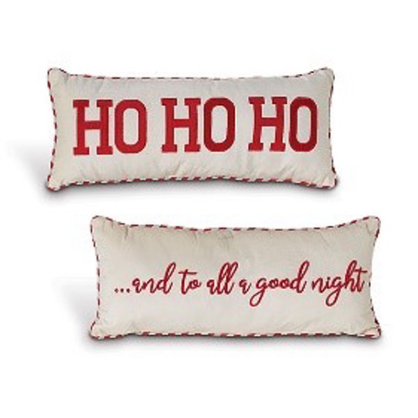 Gerson Company 2598790 Holiday Pillow 22 Inch Fabric