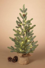 2602680 Battery Operated Lighted Pine Tree