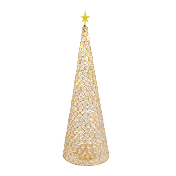 Gerson Company 2589920 Jeweled Conetree 23.8 In Battery Operated Light