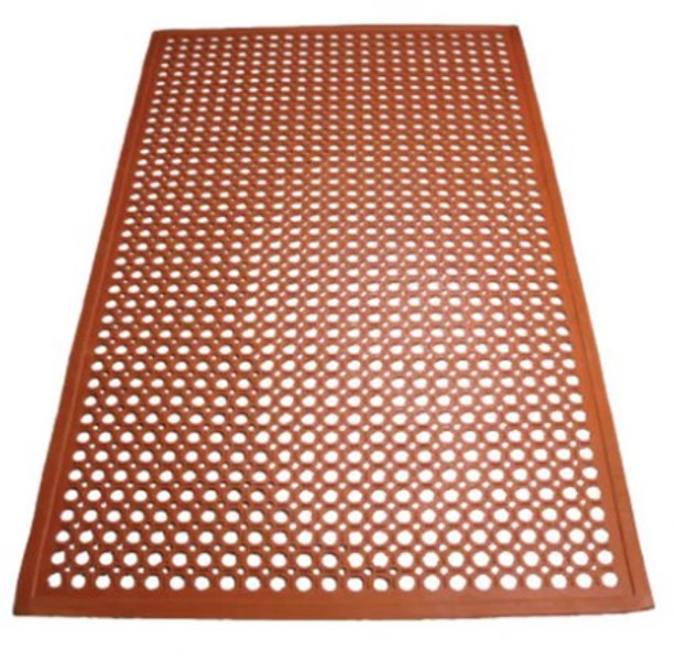 Lucky Land KM102RED Kitchen Rubber Mat 3x5 Red