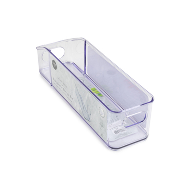 Core Home 12284 Fridge Bin Clear 4 Inch Width 14.5 Inch Length Plastic
