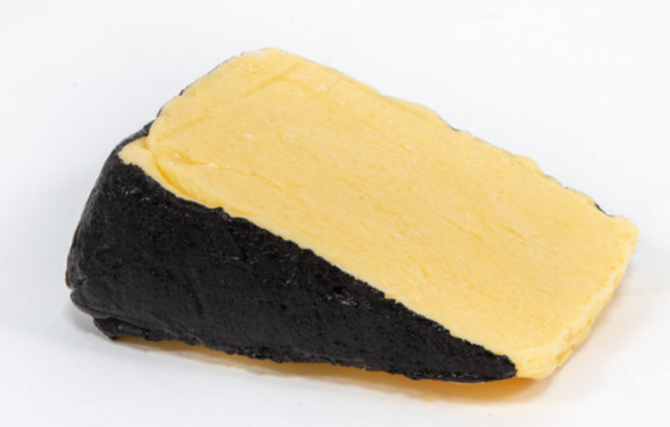 JUST DOUGH IT JDI W0947 Cheddar Cheese Wedge Fake Food Black Rind
