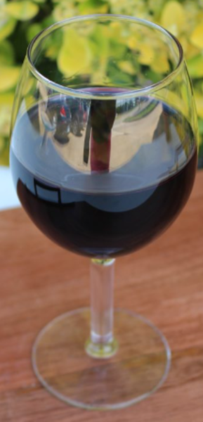 JUST DOUGH IT JDI W0514 Glass of Red Wine Fake Food Red