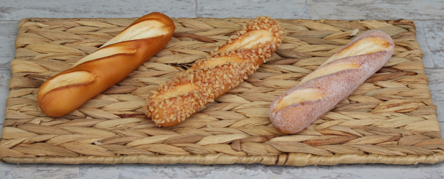 JUST DOUGH IT JDI W0956 Fake Food Assorted Bread Sticks 3 Piece Set