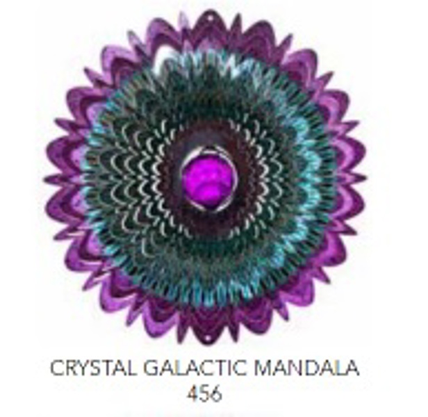 Spinfinity Designs 456 Windspinner Galactic Mandala Large 12 In Lawn Ornament