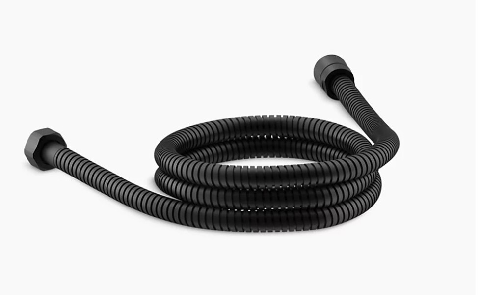 Kohler 9514-BL Hose Masters Shower 60 In Matte Black
