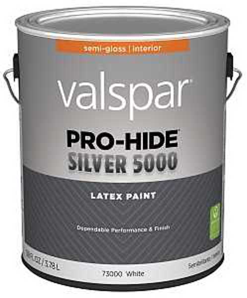 Valspar 028.0073000.007 Interior Semi Gloss Paint White
