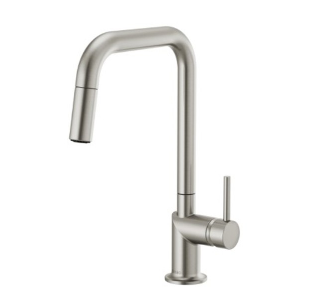 Delta Faucet 63065LF-SSLHP Kitchen Pull Down Faucet with Square Spout HLK175-SS Sold Separately
