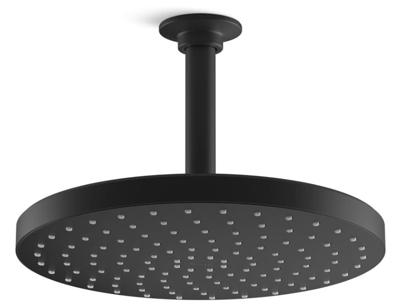 Kohler 76465-Y-BL Rainhead Shower Head 10 Inch 2.5 GPM Blue