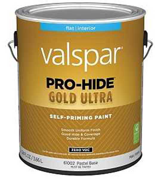 Valspar 028.0061002.007 Interior Flat Paint 1 Gal Pastel Base