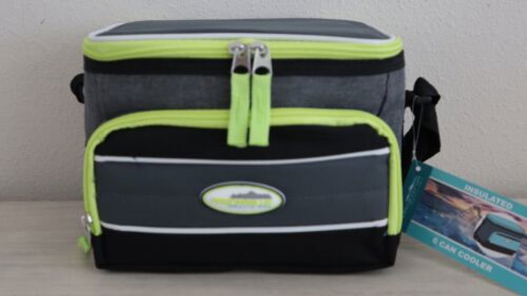 ARIZONA BLU INC C1006 Insulated Cooler 6 Can Capacity with Front Pocket