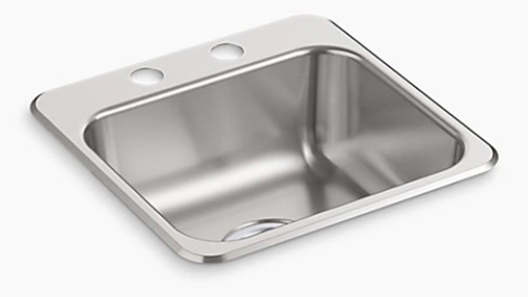 Kohler B153-2 Top-Mount Bar Sink 15 Inch