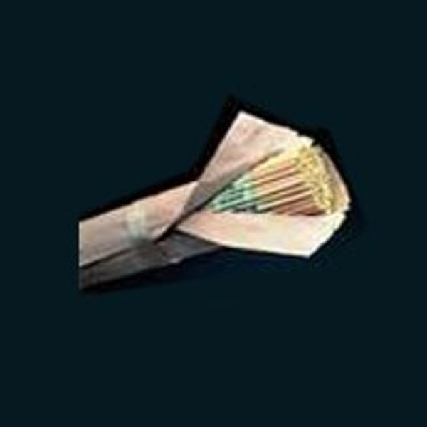WADDELL MFG CO 6407UB Round Dowel 48 In 7/16 In Aspen Hardwood Jade Green