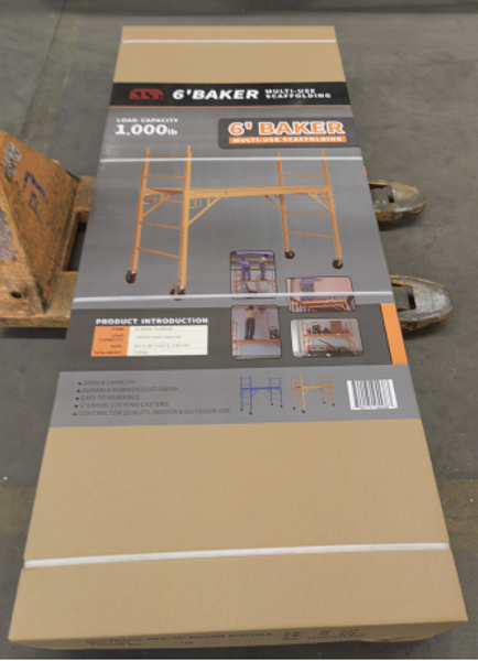King Treasure Distribution ABL 0348010001 Multi-Functional Scaffolding 6 Ft Steel 29 In Width 65 In Height