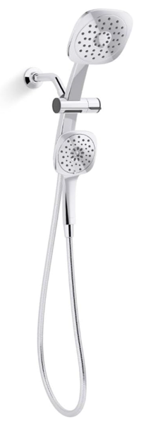 Kohler R31250-G-CP Adjustable 3-In-1 Shower Head Kit 1.75 GPM Polished Chrome