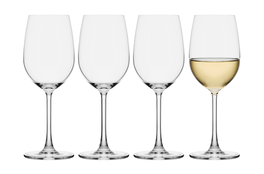 Mikasa 5308550 Set of 4 Wine Glasses White