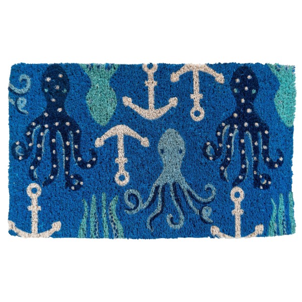 Entryways 2411S Doormat Octopuses Coconut Fiber