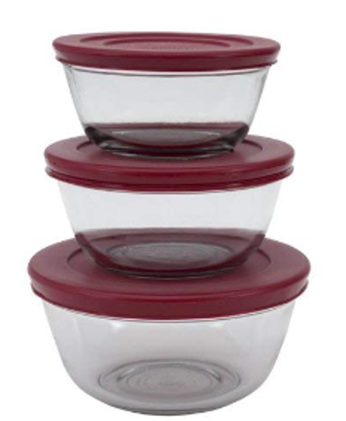 Anchor Hocking 92224WM20 6 Piece Mixing Bowl