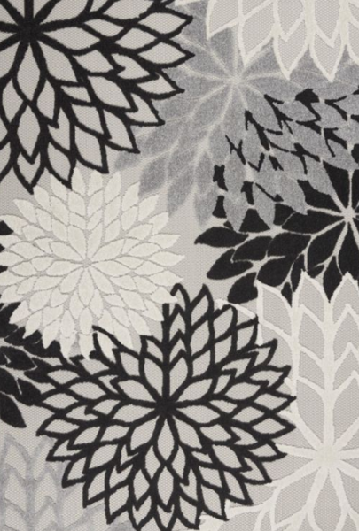 Nourison ALH05BLKWT Rug 5'3"X7'5" Black