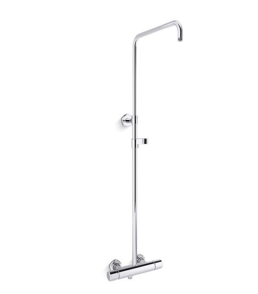 Kohler 27031-9-CP Shower Column Kit Two Way Exposed Thermostatic Valve Chrome