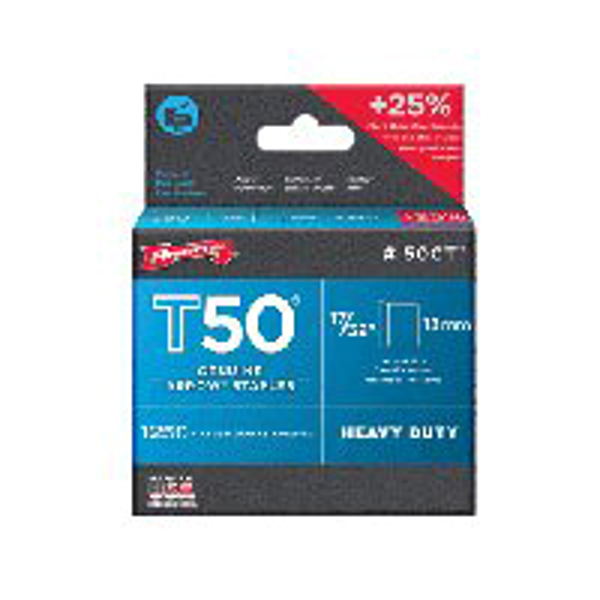 Arrow Fastener Co 50CT24 Flat Crown Staples 17/32 Inch 50 Count