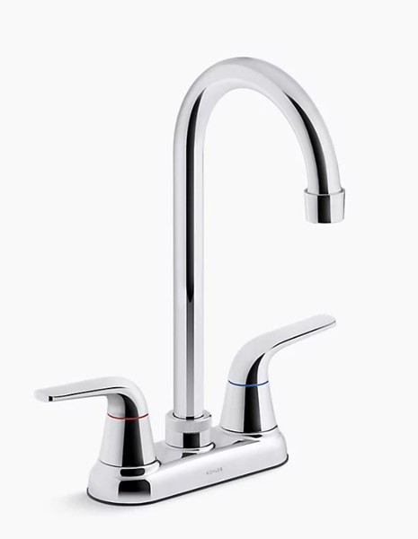 Kohler 30617-CP Jolt Faucet 2 Handle Polished Chrome