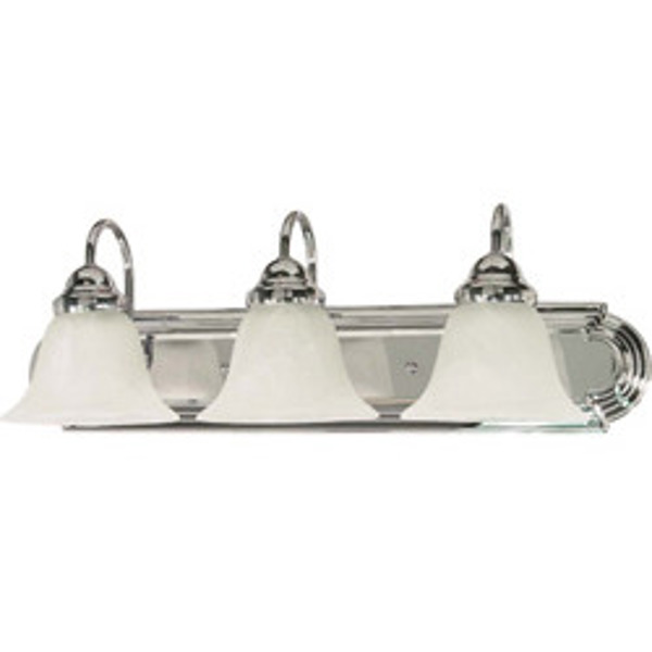 Satco 60-317 Ballerina Vanity Light 3 Light Polished Chrome Finish Chrome
