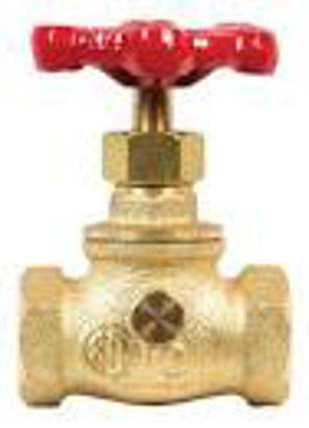 B&K Industries 100-005NL Gate Valve 1 In Threaded Brass