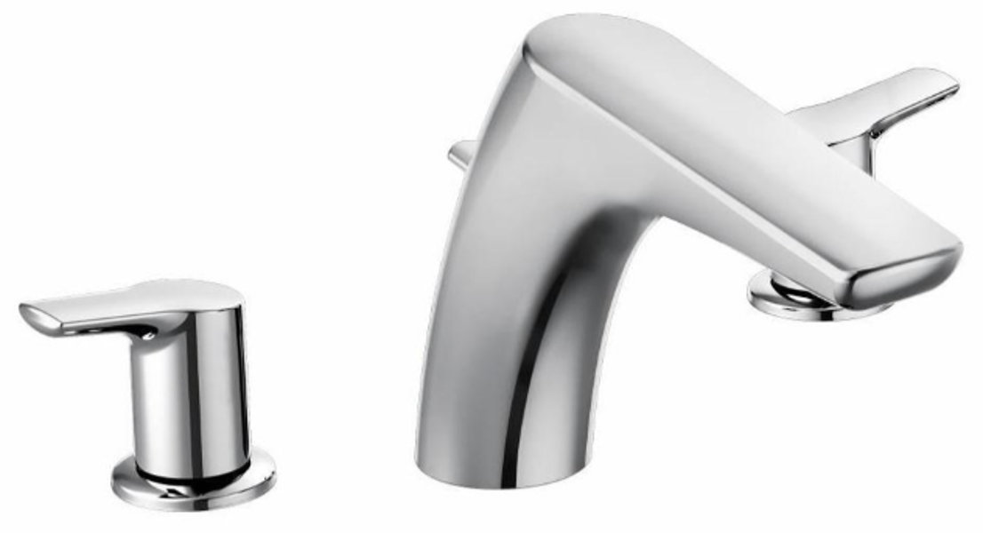 Cox Lumber T986 Tub Faucet Trim Chrome Nickel