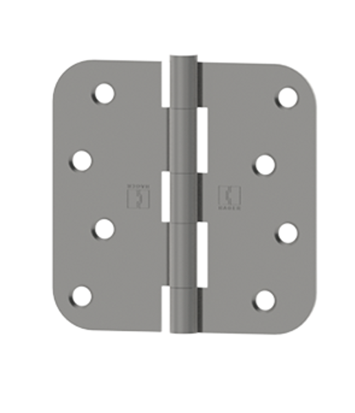 3KSERV RC154243 Brass 4x4 Hinge US32D Regular Stainless Steel Radius Full Mortise