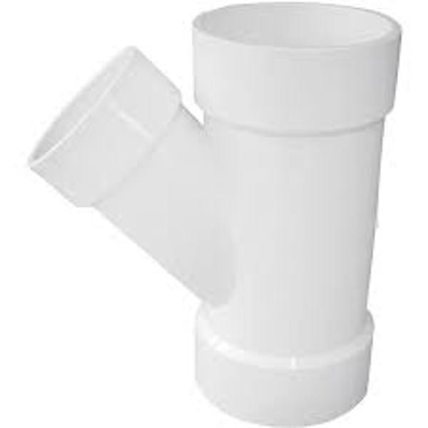 IPEX USA LLC-CANPLAS 192327L/71043 Reducing Wye PVC 4 X 4 X 3 Schedule 40 Red