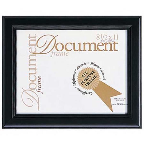 MCS FRAMES 69312 Frame 8.5x11 Black Plastic Wall Mount