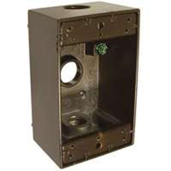 BELL WEATHERPROOF 5320-7 Weatherproof Bronze Outlet Box
