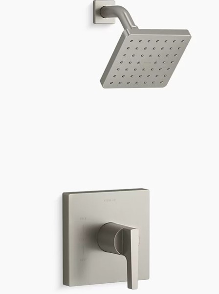 Kohler TS99764-4-BN Shower Trim with Honesty Lever Handle 2.5 GPM Brushed Nickel