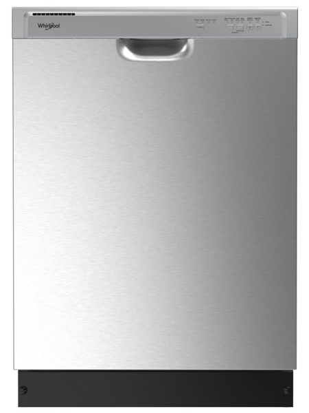 Whirlpool WDF341PAPM Quiet Dishwasher 24 In Stainless Steel with Boost Cycle