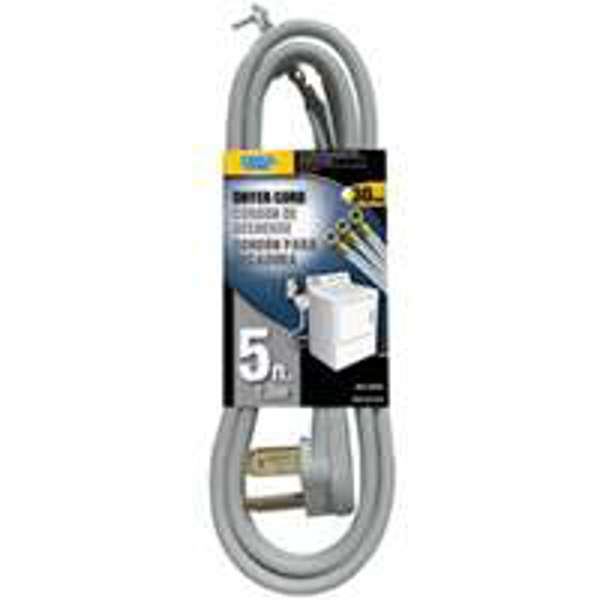 POWERZONE ORD100305 Dryer Cord 5 Ft 10/3 Gray