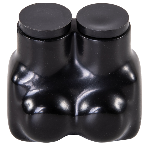 NSI Industries IT-4B Insulated Tap Connector 4 To 14 AWG 2 Pole Black Plastisol